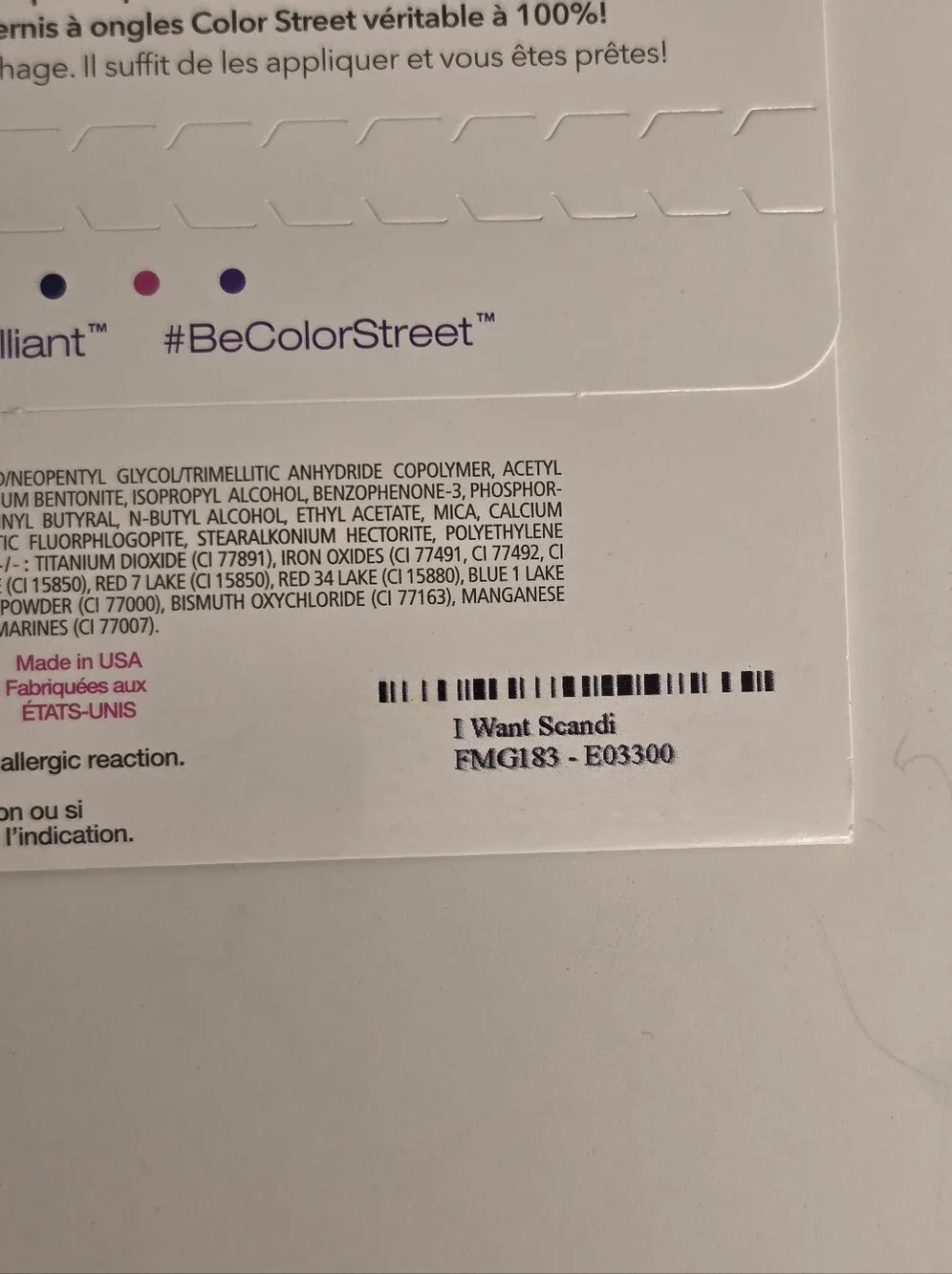 Color Street Nail Polish Strips - Never Forgotten, Way Rad, I Want Scandi New